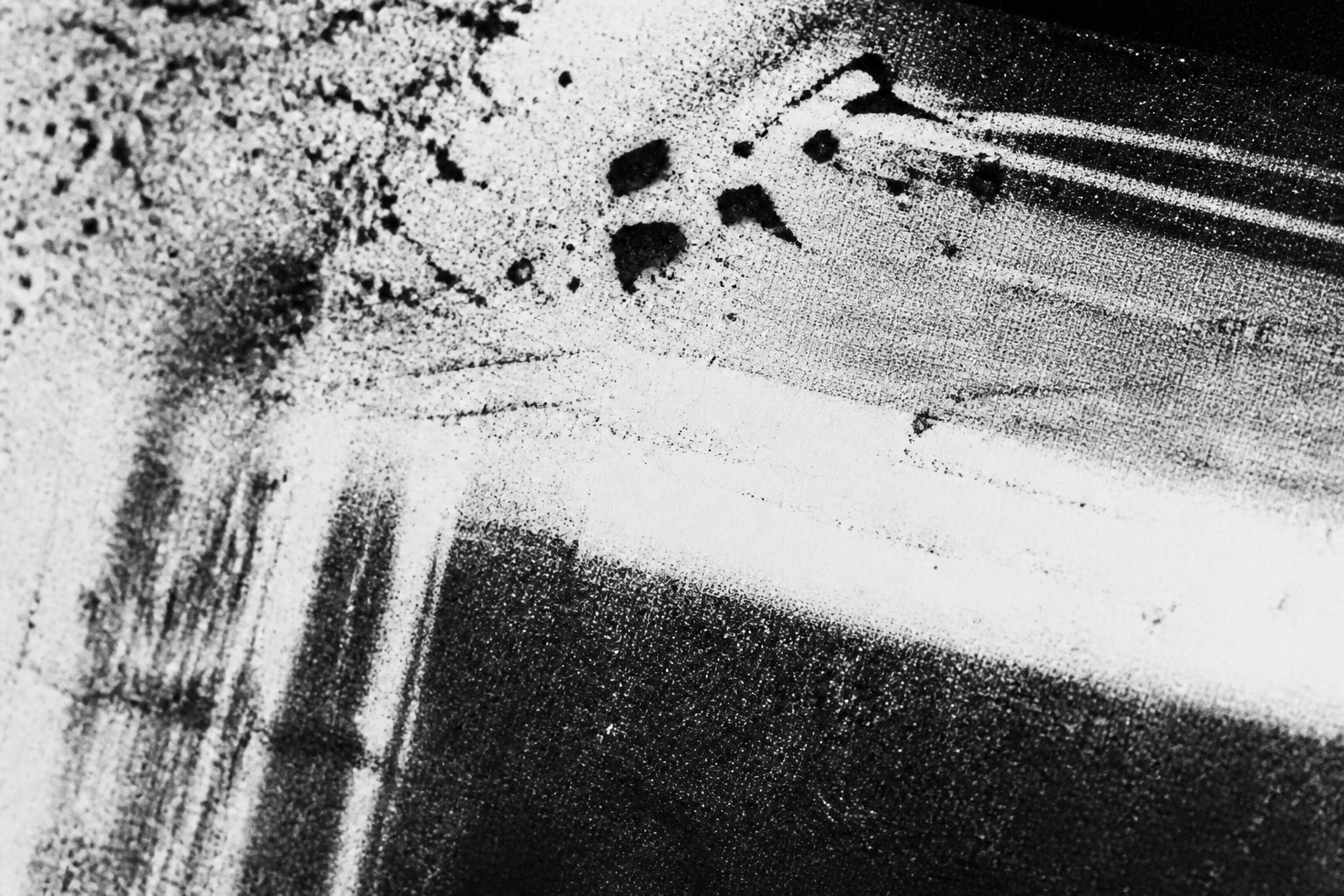 Toner dust close-up as portfolio texture accent
